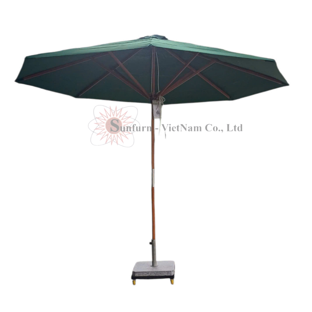 Set dù full đế đá size 300 cm sân vườn